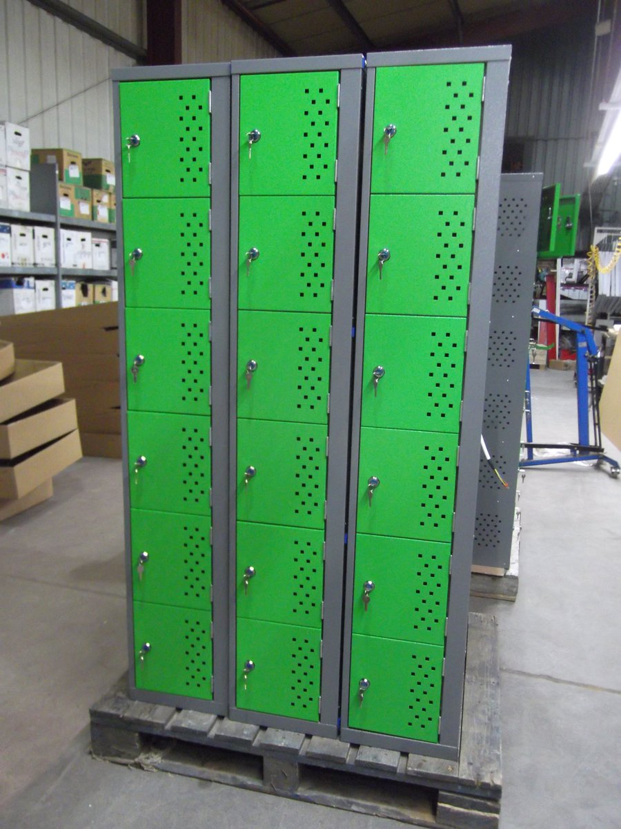 KLMEngLtd's tweet photo. @KLMEngLtd The next batch of charging lockers ready to be wrapped for delivery. designed to charge phones, cordless batteries, laptops etc  #constructionuk  #charging #tools #onsite #locker #building #USB #industrial #workplace https://t.co/v3MwqXKaDB