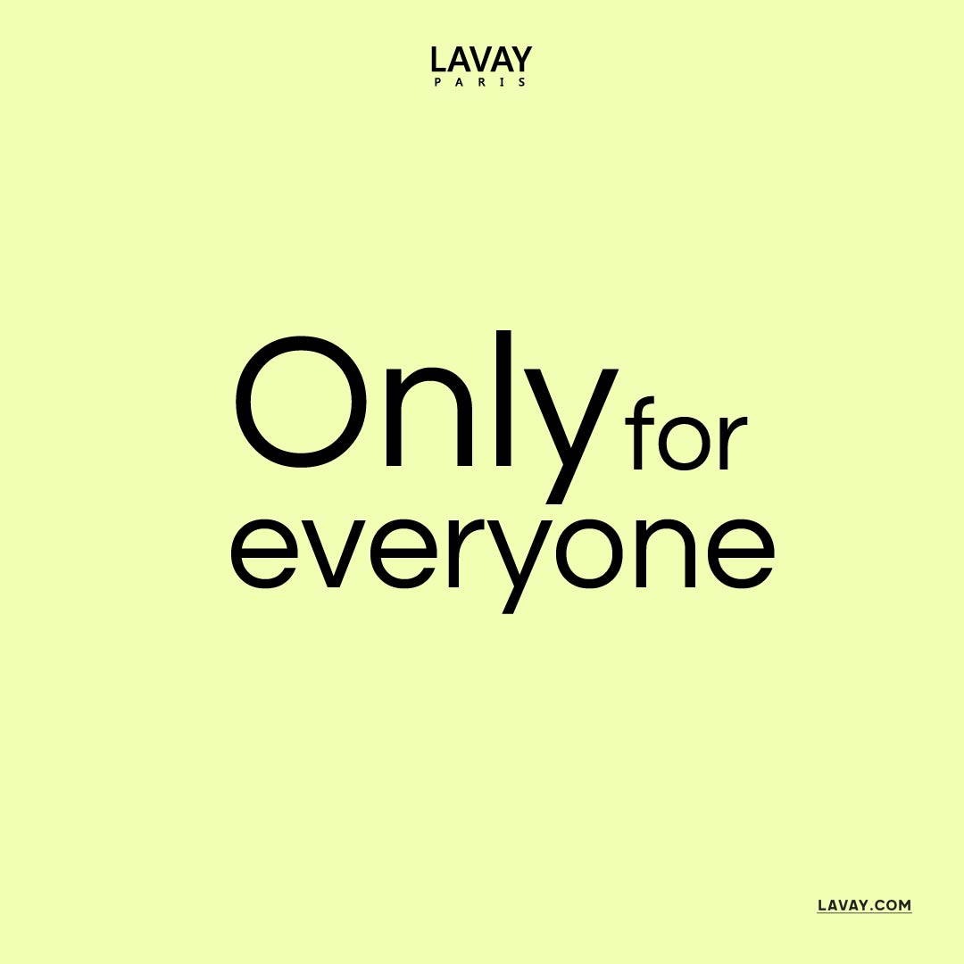 LAVAY_Paris's tweet photo. Only for Everyone. #inclusivebeauty #transparency #knowyourbeauty #wecare #lavayparis https://t.co/QsOJgi5w97