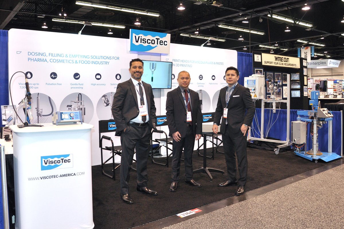 ViscoTec's tweet photo. ViscoTec welcomes you at Pacific Design & Manufacturing in Anaheim, CA.
Our colleagues are looking forward to the second day of the exhibition, visit them and have a look at our high precision dispensing products!
#ViscoTec #PacificDesignAndManufacturing #dispensing #volumetric https://t.co/VIjiptKlyZ