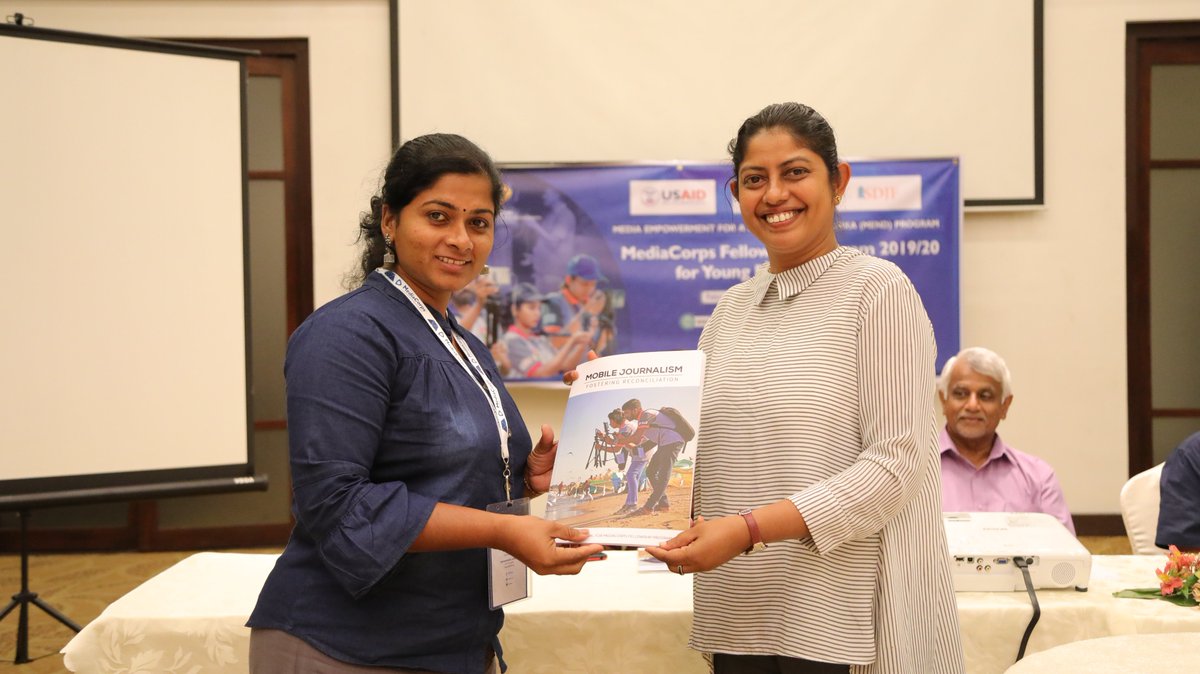 SDJF_lk's tweet photo. A significant milestone in the #MediaCorpLK journey was marked today with the launch of MediaCorps Manual. The manual has been developed after much research while also embodying the experience from four Fellowship teams and their field work.
#USAID #IREX #SDJF #iVoiceLK #MoJoLK https://t.co/5CMWEgfxjb