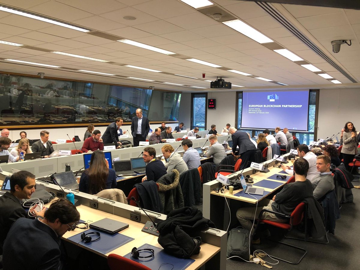 greg_o_ry's tweet image. The first 2020 quarterly meeting of the European Blockchain Partnership just started! Today, technical group members will discover the #EBSI (European Blockchain Services Infrastructure) #testnet and experience the full user journey! 🎉🇪🇺
#EUBlockchain #blockchain