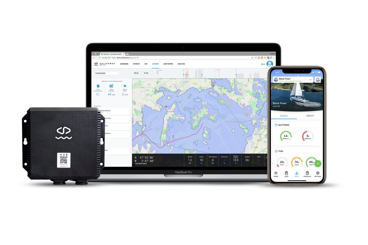 sailsense_boats's tweet image. Manage your fleet and tasks more efficiently with our innovative, fully integrated ecosystem of Fleet Management Dashboard, Mobile App and dedicated hardware. More information: sailsense.io #sailsense #innovation #boatmonitoring #smartboatingassistant #Europe