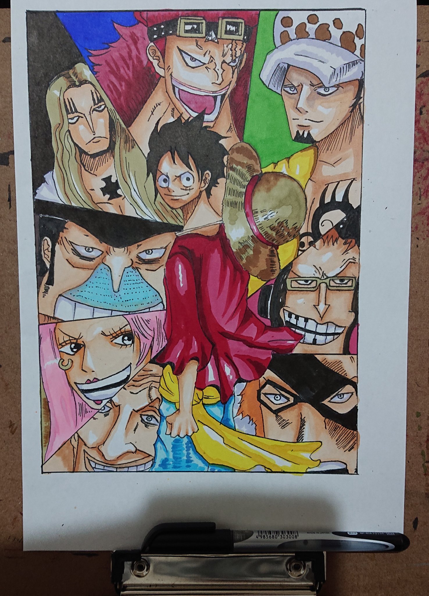 バンノッチ 在 Twitter 上 最悪の世代 いつか全員描きたいなぁと思ってたんですよね 黒ひげいないですが また違う構図でチャレンジします ワンピース イラスト 最悪の世代 ルフィ T Co Gx6t0og3nt Twitter