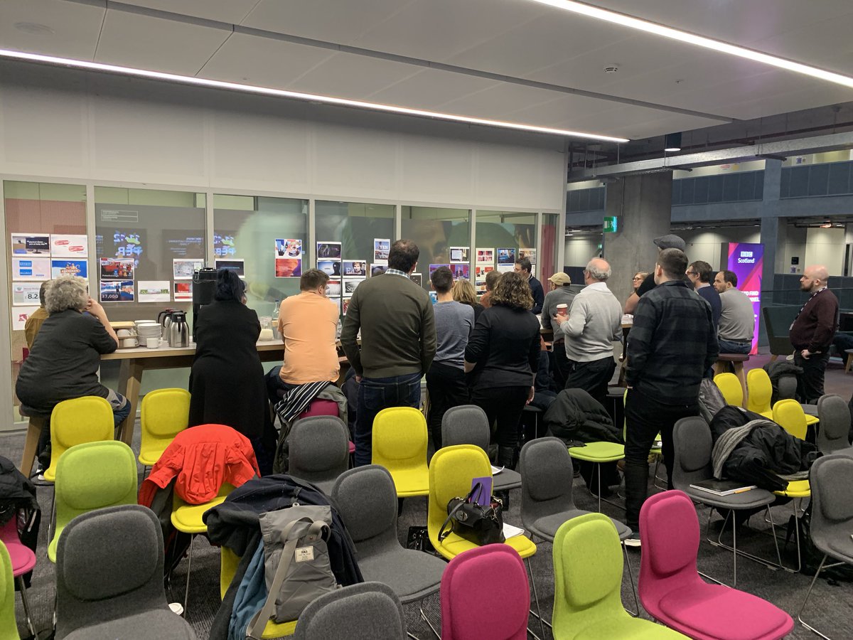 ryanwmckenna's tweet photo. Day Two of the BBC News Designers’ Gathering in Glasgow https://t.co/q8GofnBulb