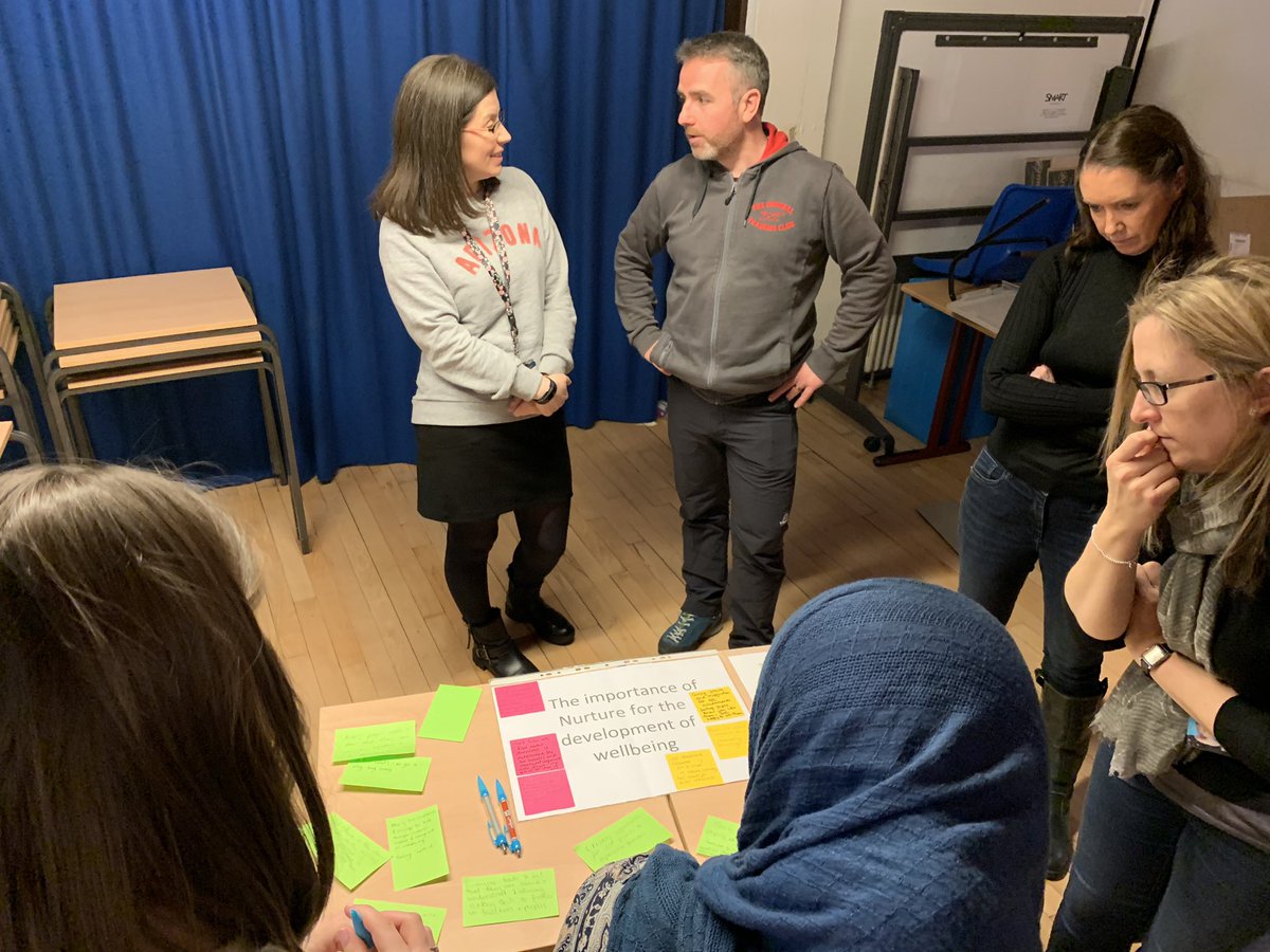 KingsParkSec's tweet photo. A great start to our in-service this morning reflecting on the importance of nurturing principles to meet all learners needs and improve learning and teaching. #nurturingschool #nurturingprinciples #learningandteaching #staffCLPL https://t.co/ZdZkyQyVuM