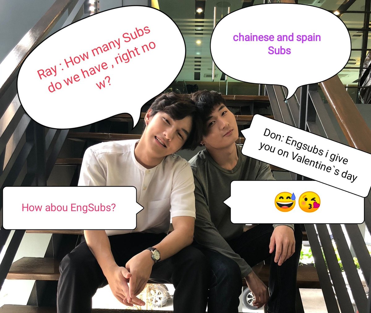 mind_trio's tweet photo. #2Day #2Dayคนใกล้รู้สึกดี #คู่จิ้น #คู่วาย #สายวาย #boyslove #thxpic #oppa #blthai #thaiseries #thailove #bldrama #blnovel #loveislove #thaiboy #thaiboyslove #kissingboys #boykissboy #thaibldrama #boysxboys #RayDon #MindTrio #cuteguy #handsome
#asianguy #cuteboys #asianboy https://t.co/8mf9uzUYua