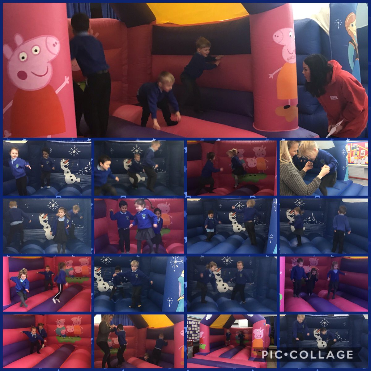 GrangeNurs's tweet photo. This year’s big bounce! Luckily we never run out of energy at Nursery 😆😅 #sponsoredbounce #grangefun https://t.co/rxJ1dsyV3Z