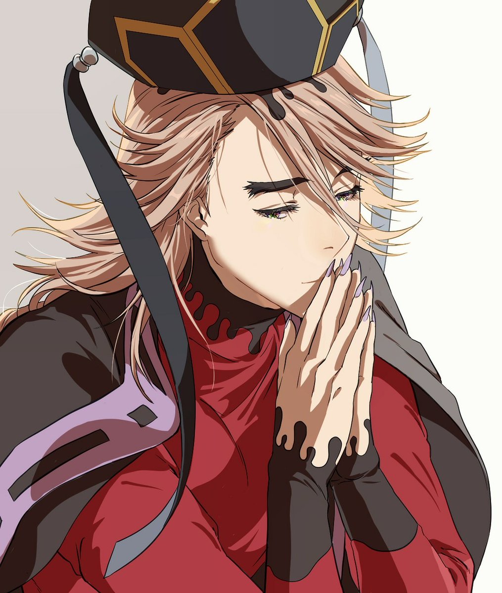 1boy male focus solo long hair japanese clothes long sleeves blonde hair  illustration images