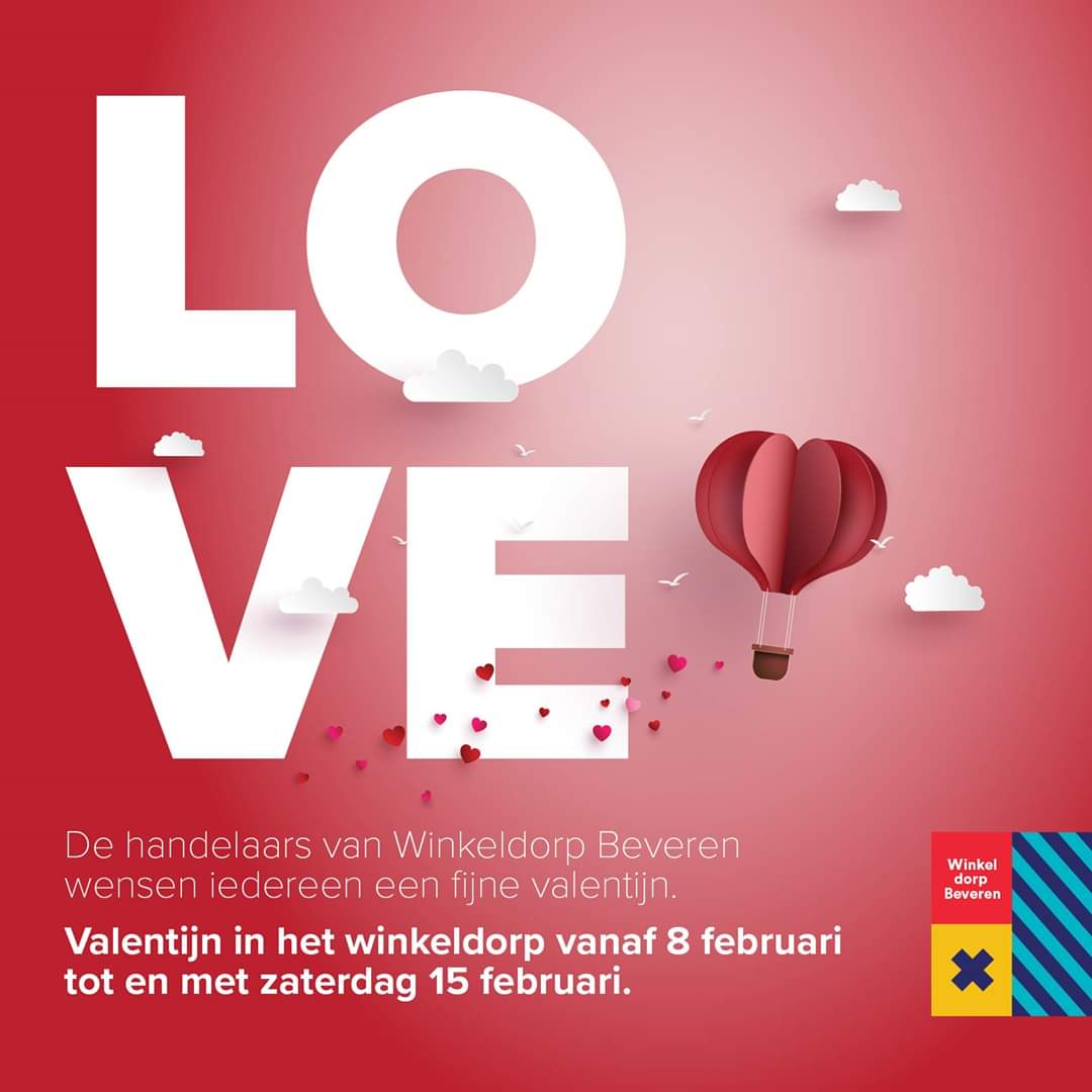 centrummanager's tweet photo. Love is in the air, everywhere I look around...Deze sound nemen we ook ernstig in ons Winkeldorp, niet alleen zichtbaar op straat maar ook bij al onze handelaars en dienstverleners. Verras je Valentijn met een gepast geschenkje of etentje ! #valentijn #winkeldorpbeveren #beveren https://t.co/Fm3rAwKAf4