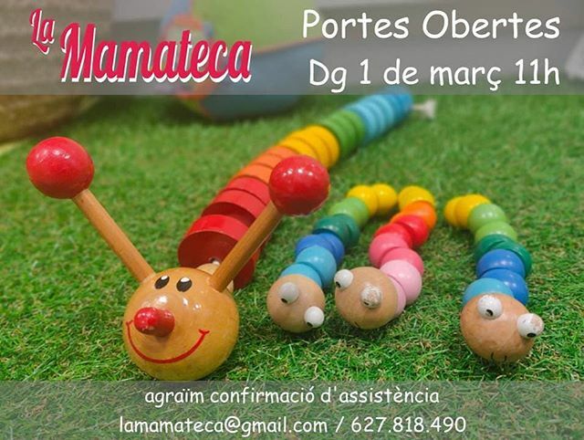 La_Mamateca's tweet photo. A La Mamateca volem créixer... fins i tot més... Vols apuntar-te?

Si voleu conèixer un espai d'acompanyament i pedagogia activa al barri de La Sagrera, per a criatures des dels 9 mesos fins als 3 anys, veniu a les portes obertes el diumenge 1 de març a … https://t.co/2DzDVudca1 https://t.co/qfOFdGxEH0