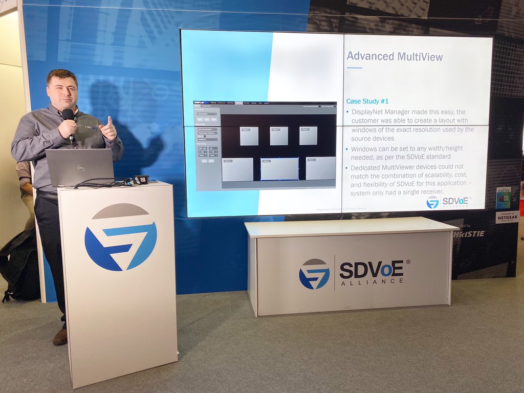 “DisplayNet manager made this easy- the customer was able to create a layout with windows of the exact resolution used by the source devices” 

-Matthew Pulsipher (<a href="/DVIGear/">DVIGear</a>) #SDVoE