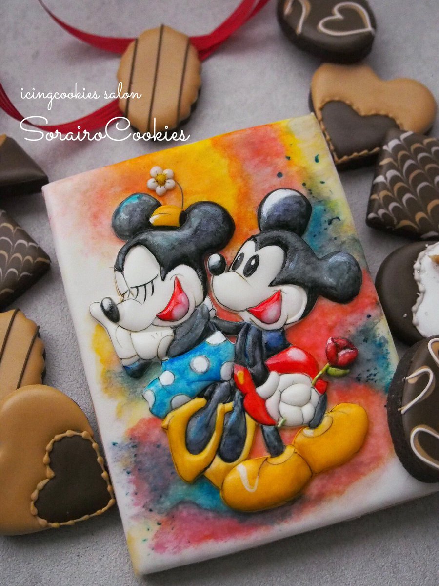 Sorairocookies Twitter પર ミッキー ミニー ナナイロシュガーシュガー考案の 技法を用いてパーツを作っています Sorairocookies アイシングクッキー 習い事 札幌 アイシングクッキー教室 札幌アイシングクッキー 習い事札幌 お菓子 Cotta コッタ