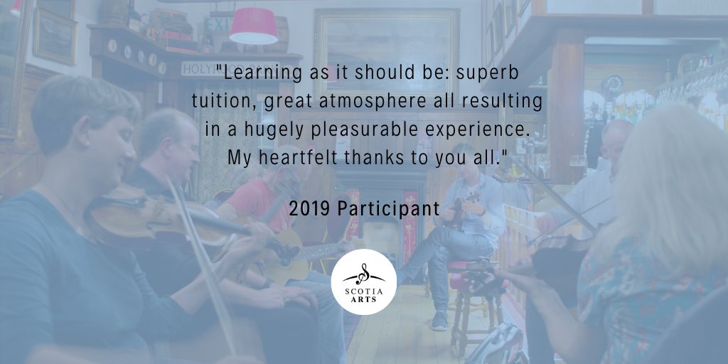 What wonderful feedback we've received!

We can't wait to deliver another year of high-quality #FiddleTuition from some of the best tutors in Scotland.

<a href="/jennareidmusic/">Jenna Reid</a> Alistair McCulloch, Marie Fielding &amp; Gordon Gunn.

eventbrite.co.uk/e/land-o-burns…

#AyrshireFiddleWeekend #FiddleMusic