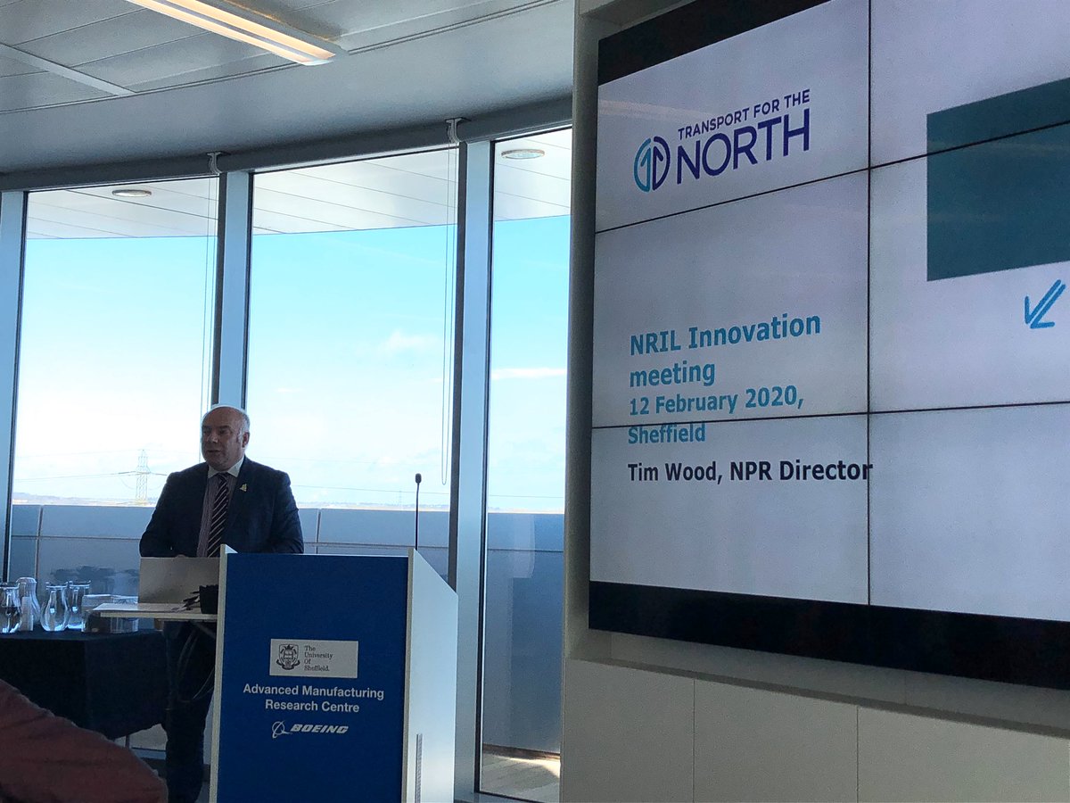 RIA (@railindustry) on Twitter photo Tim Wood of <a href="/Transport4North/">Transport for the North</a> setting out the vision, challenges and opportunities of northern powerhouse rail to @NTHRailLeaders Innovation Group Tim Wood of <a href="/Transport4North/">Transport for the North</a> setting out the vision, challenges and opportunities of northern powerhouse rail to @NTHRailLeaders Innovation Group