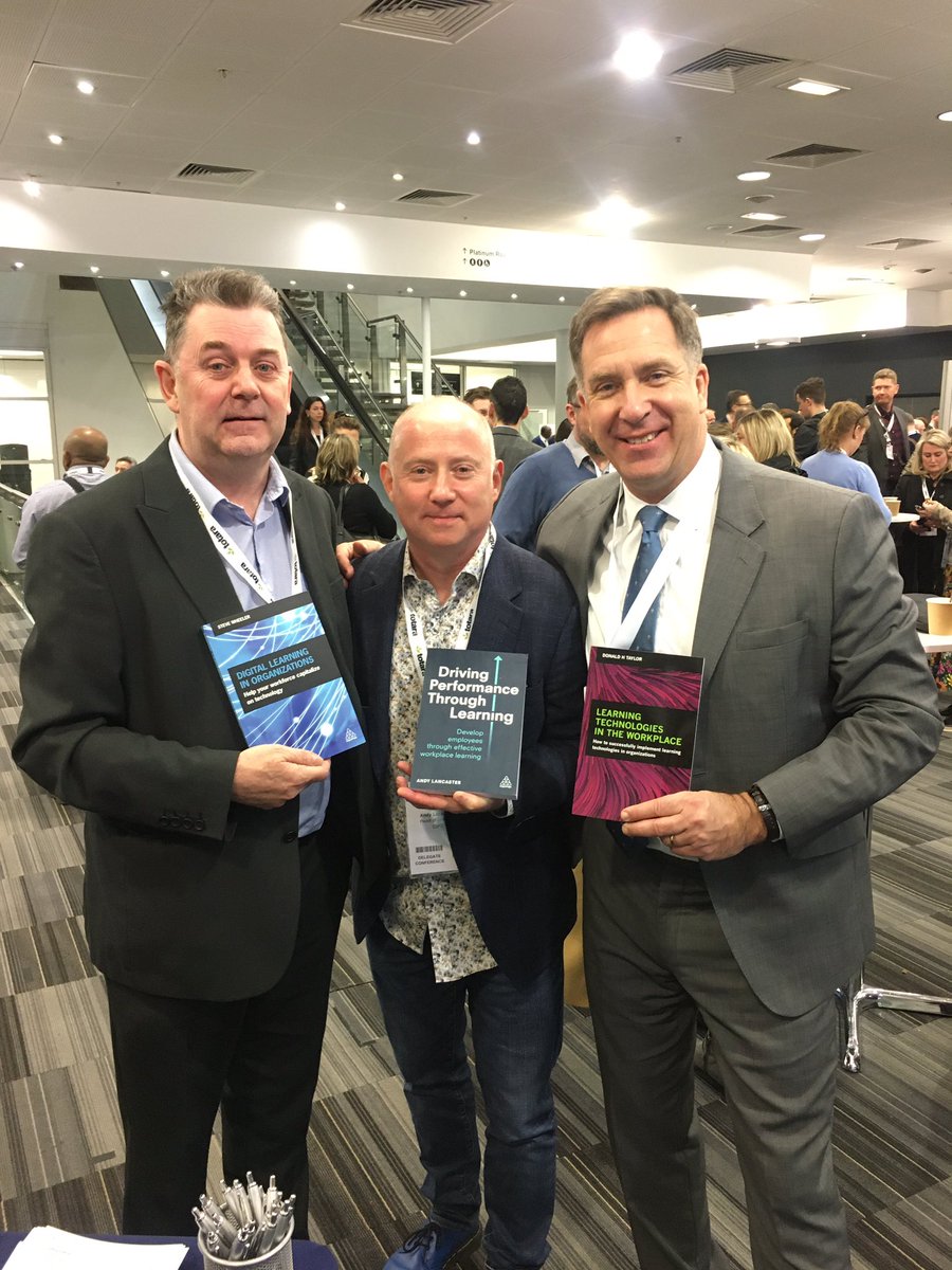 We’re at #LTUK20 with <a href="/DonaldHTaylor/">Donald H Taylor</a>, <a href="/AndyLancasterUK/">Andy Lancaster</a> and <a href="/SteveWheeler/">Steve Wheeler Education</a> today! 

Which of these books have you got on your bookshelf? 

Come find them all, and more, at 20% off at <a href="/LearnTechUK/">Learning Technologies</a> today