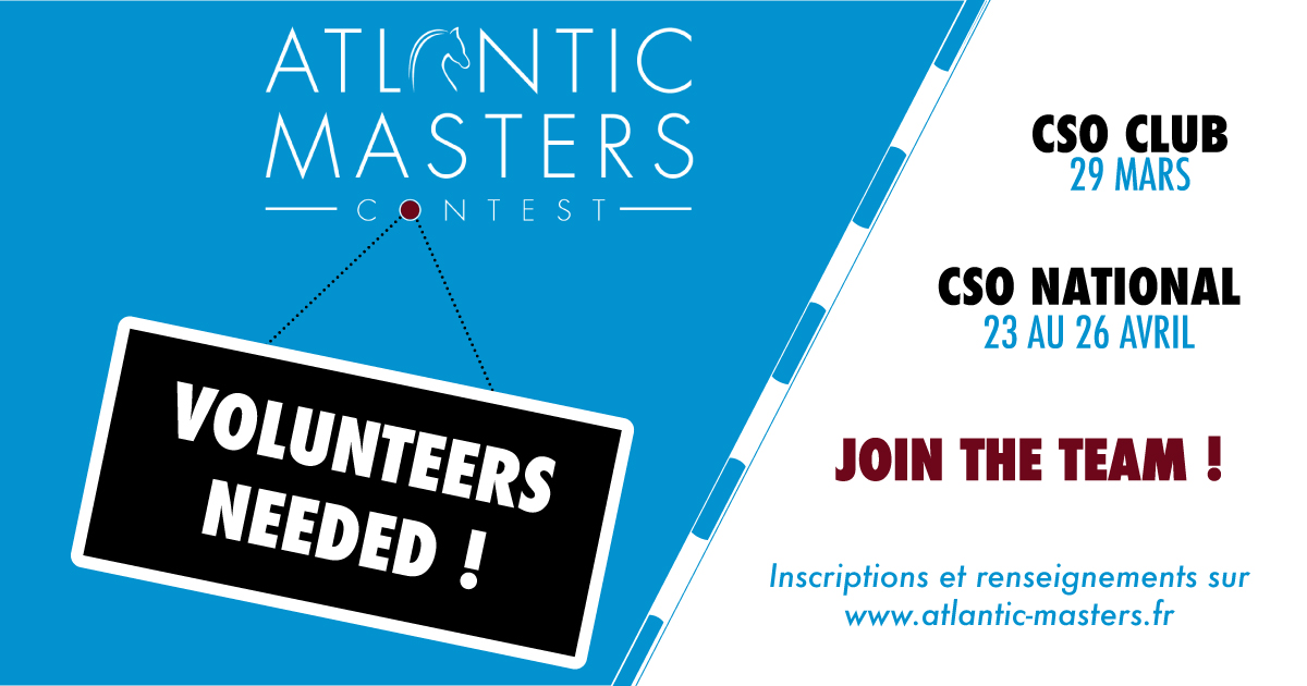 ContestMasters's tweet image. #WENEEDYOU

Tu veux découvrir les coulisses d’un #CSO ?

Alors si tu es…
🙋🏻‍♂️Volontaire
😁Souriant(e)
💪🏼Motivé(e)
📆Dispo pour le CSO club du 29 mars
ET/OU
📆Dispo pour le CSO national du 23 au 26 avril

📍Bordeaux Sainte-Eulalie

#Bordeaux #jumping #sport #bénévoles #volunteer