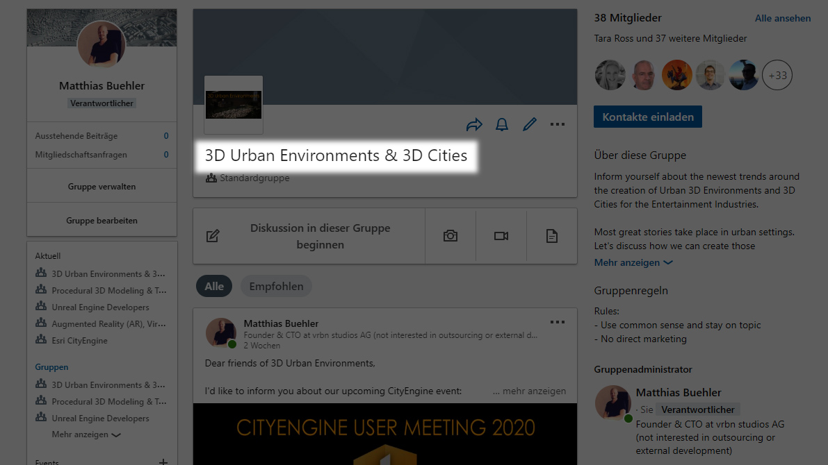 vrbnio's tweet photo. Our LinkedIn Group “3D Urban Environments &amp; 3D Cities” is growing! Join us!

https://t.co/56LLoMBAaO

#business #b2b #entertainment #vfx #3d #games https://t.co/voA6EB4Fmt