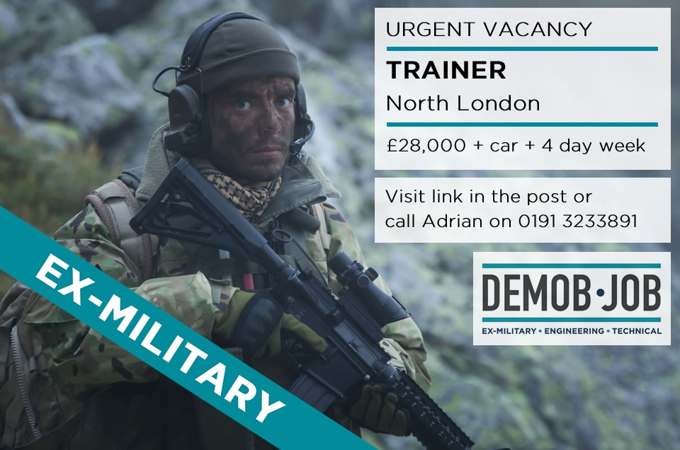 🚀 I'm currently recruiting for this urgent position below in North London
👍 All training is provided so are you up for a new challenge?
☎️ Always open to a confidential discussion on 0191 3233891 or 07813655898 (Adrian)
👉 demobjob.co.uk/job/trainer-no…
#exmilitarytalent