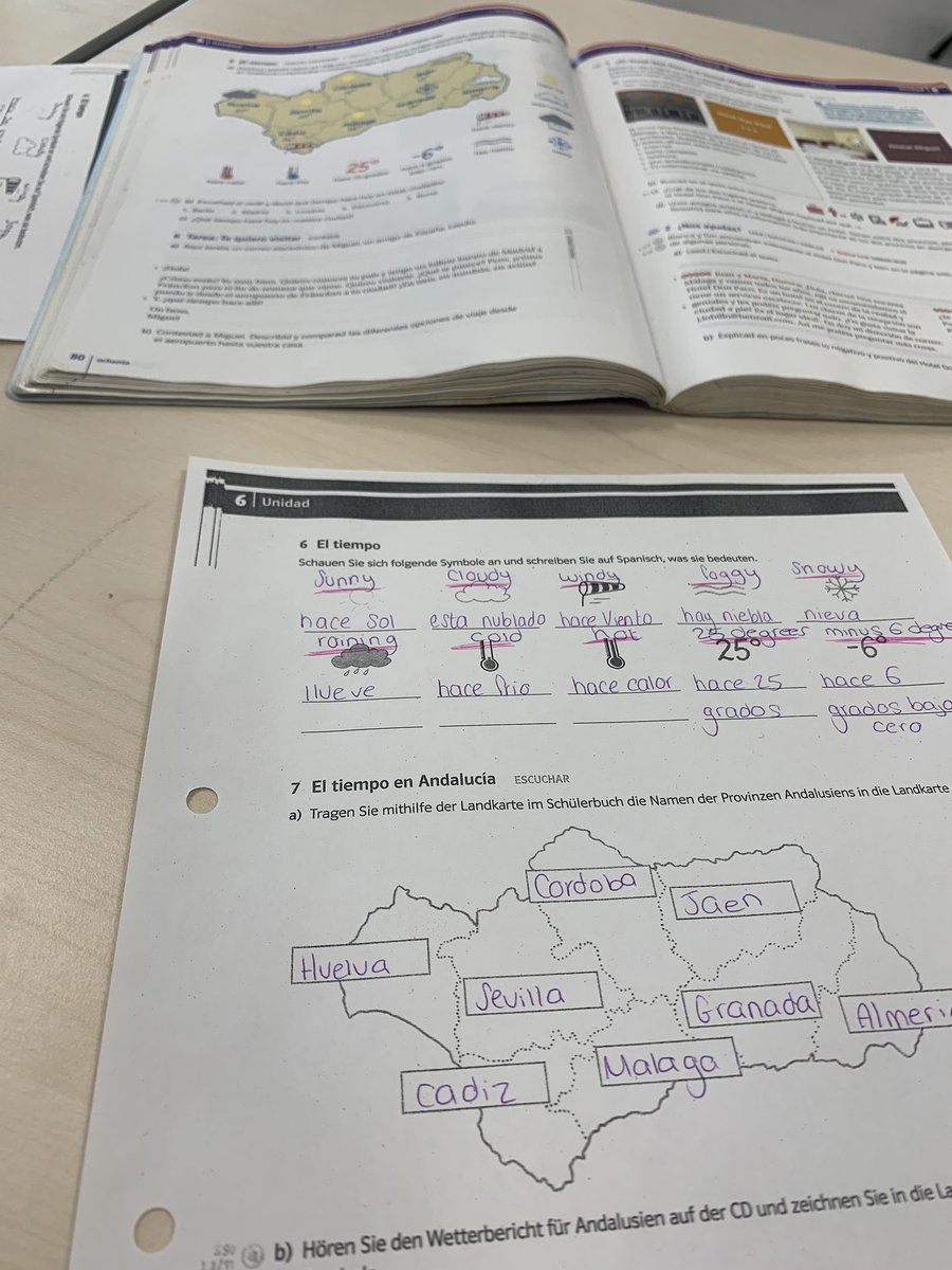 learning Spanish in Germany. Difficult hearing two different languages I’ve never learnt before 😳 <a href="/gicreativearts/">Great Island Creative Arts</a> @erasmusplusUK