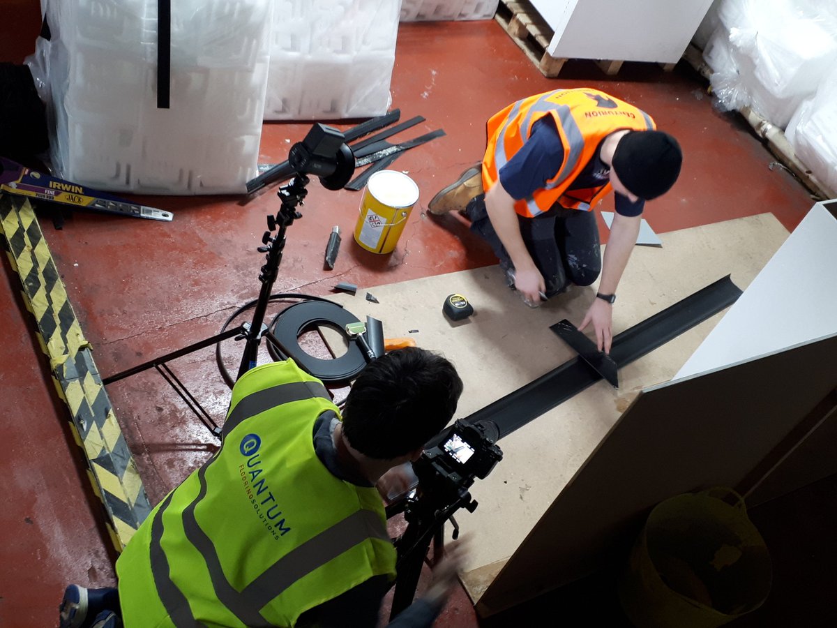 QuantumFlooring's tweet photo. We are currently busy filming some more fitting videos for all of the new products we have launched recently!
#TopClip #UCS3 #CCF2 #FusionCapping #Stairwayangles https://t.co/dZarX33U2T