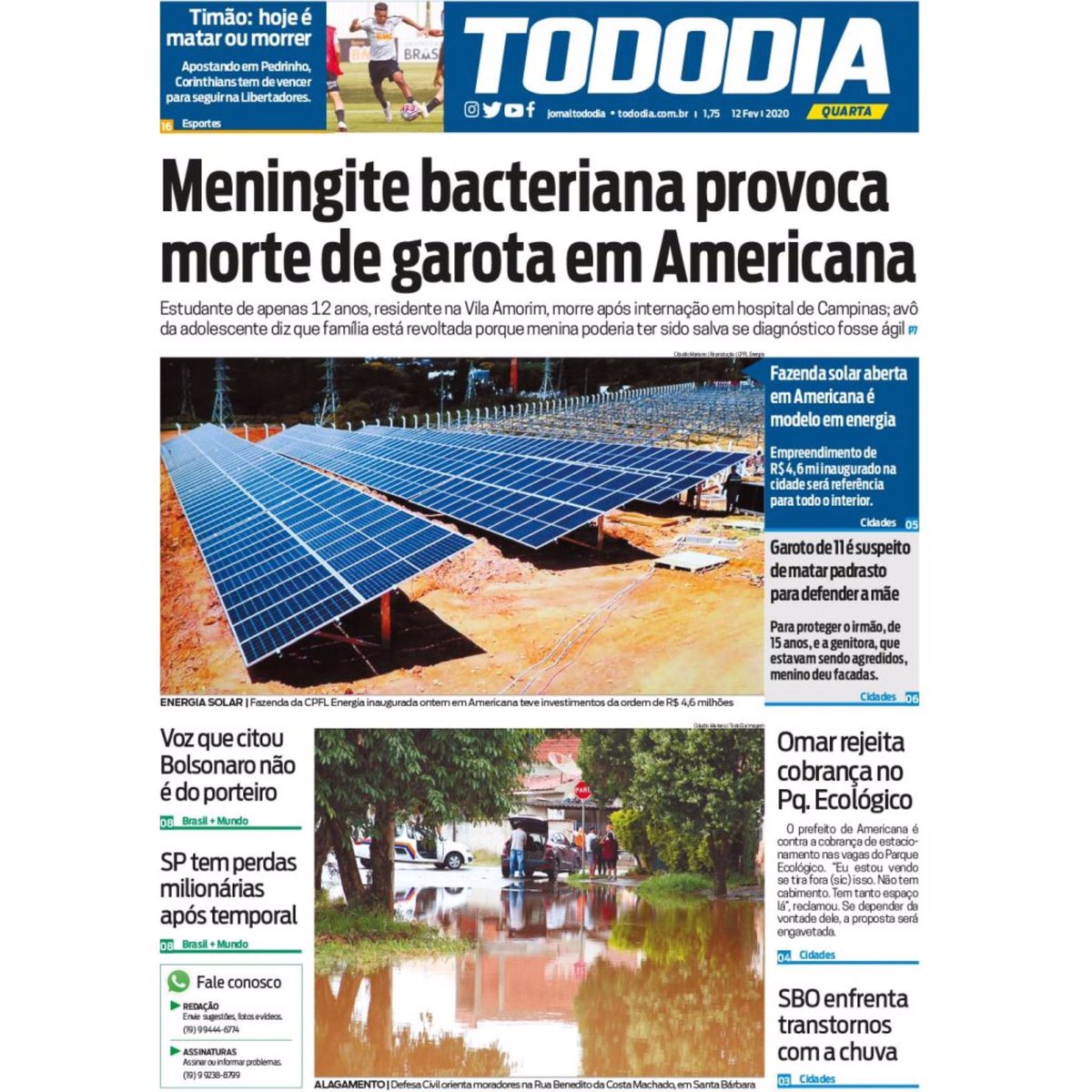 JornalTODODIA's tweet photo. Veja as principais notícias desta quarta-feira no Jornal TodoDia. Mais informações nas nossas redes sociais e no site https://t.co/HT7N2Mp4ix 
#Cidades #BrasilMundo #Polícia https://t.co/eimgI6gzvE