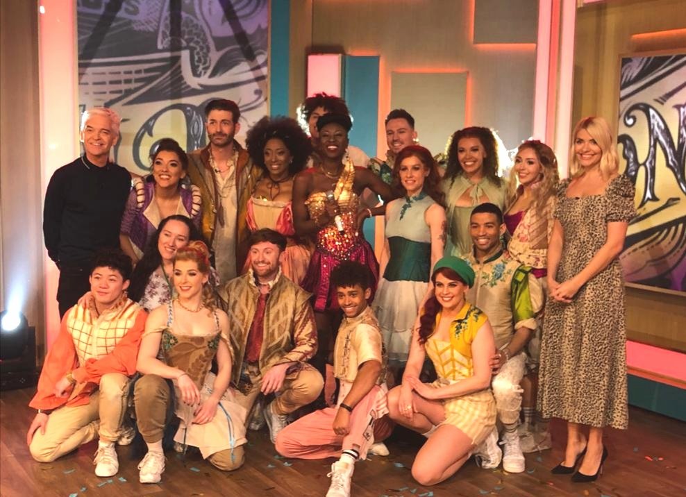 julietmusical's tweet photo. Oh hey @Schofe @hollywills 👋

Thanks for chatting all things &amp; Juliet with us on @thismorning, we were living our best lives! 😘 🌟 https://t.co/iLPqEX7InC