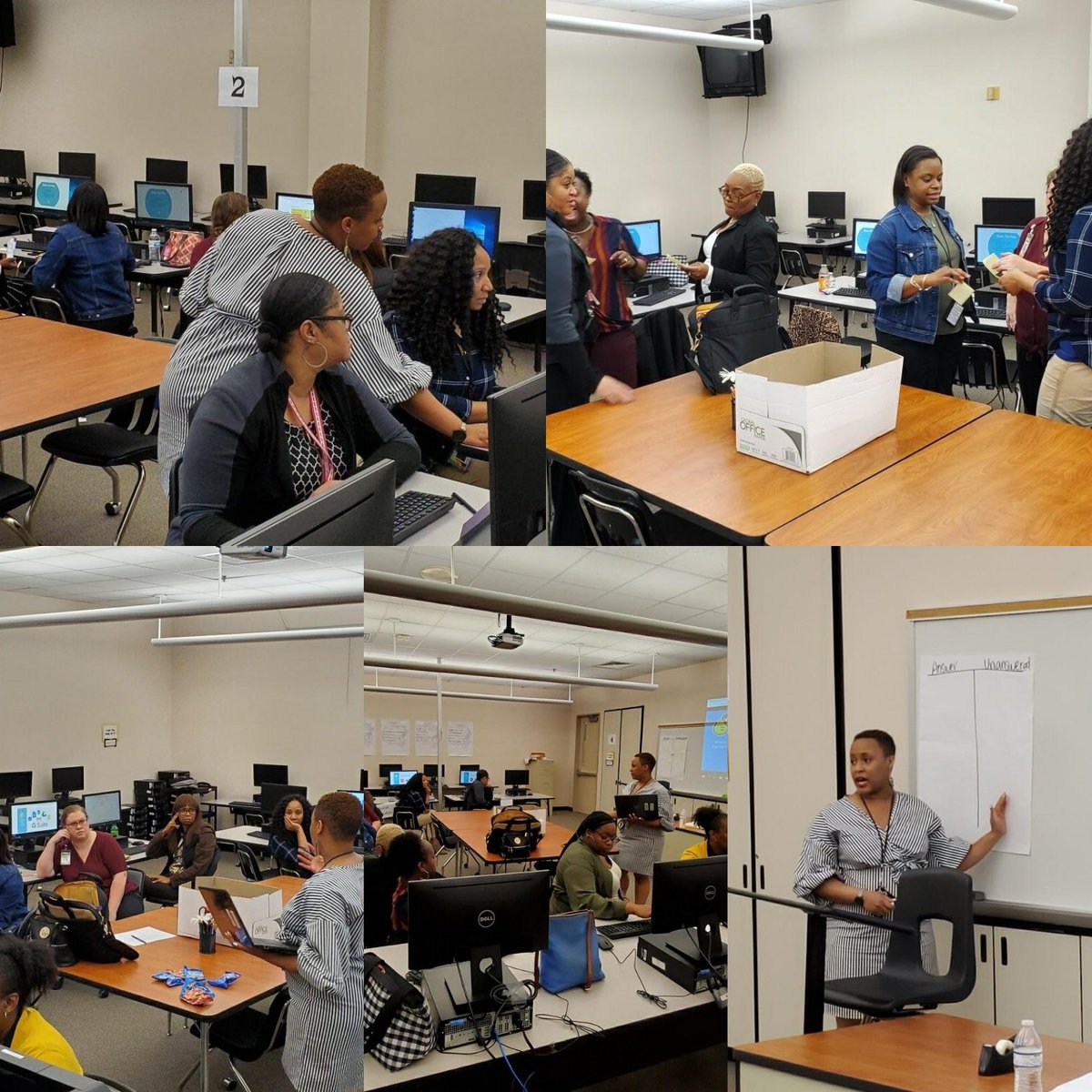 ed_techconsult's tweet image. #ShareThePear training was 👍👍👍 @cstewGeo did a 🤩 job teaching a couple of @PearDeck&apos;s interactive slides such as the #templatelibrary &amp;amp; #subjectareas slides! We even had admin #SharingThePear 🙌 #HngcProud #AliefLeads @AliefTech @SokolikKatie @MrsMcPackard @HNGCBears