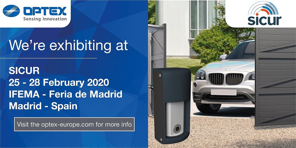 OPTEXSecEMEA's tweet photo. ViiK Vehicle sensor
Dual technology vehicle detection sensor designed to be used in conjunction with an automatic gate, barrier or industrial door.
https://t.co/vtHBC2GGOM 
Learn more at @SICUR_  this month
#SICUR2020 #VehicleSensor #SICUR20 https://t.co/WcbRQploTG