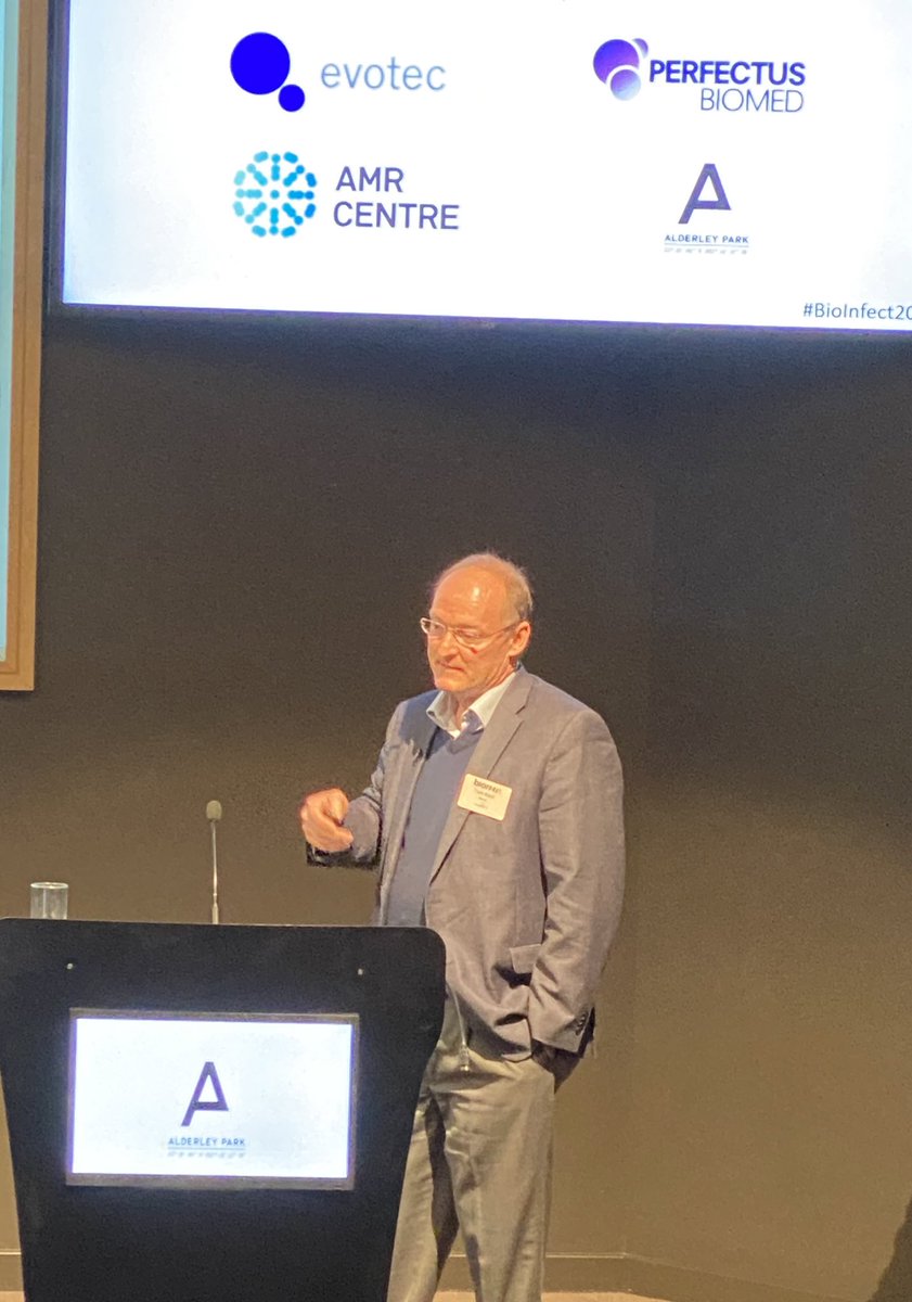 Bionow's tweet photo. Amazing to have Todd Black @Merck Ken Bradley @Roche and James Anderson @GSK here at #bioinfect20 @AlderleyPark - a large proportion of big #pharma remaining in the #AMR field @TheAMRCentre https://t.co/13cNcW6zKE