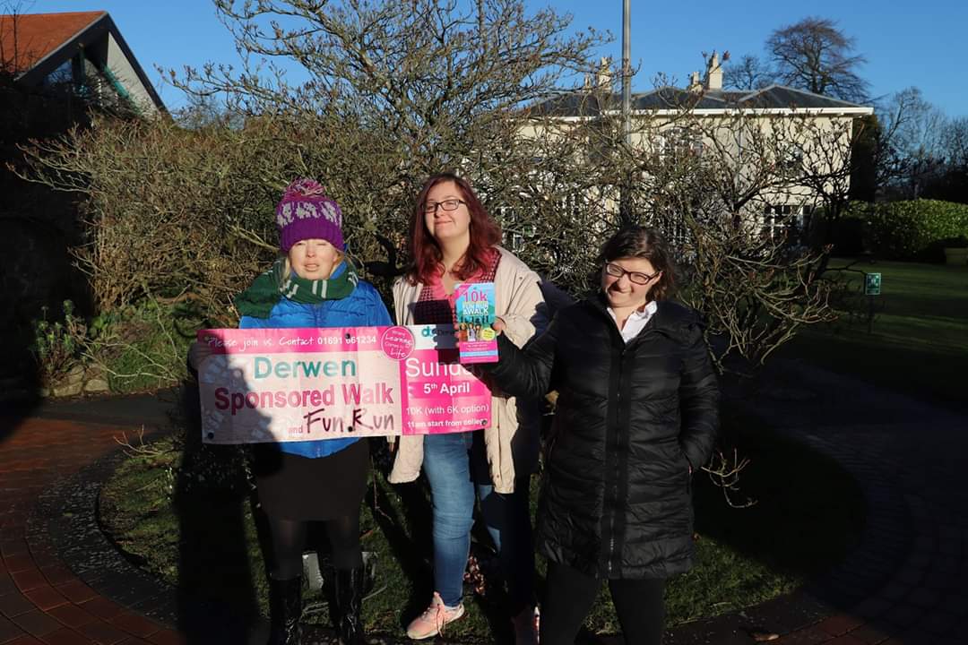 RE_Derwen's tweet photo. Our students are out and about today promoting our Sponsored Walk and Fun Run which is on Sunday, 5th April. #StudentVolunteeringWeek https://t.co/lNJa9gR8AH