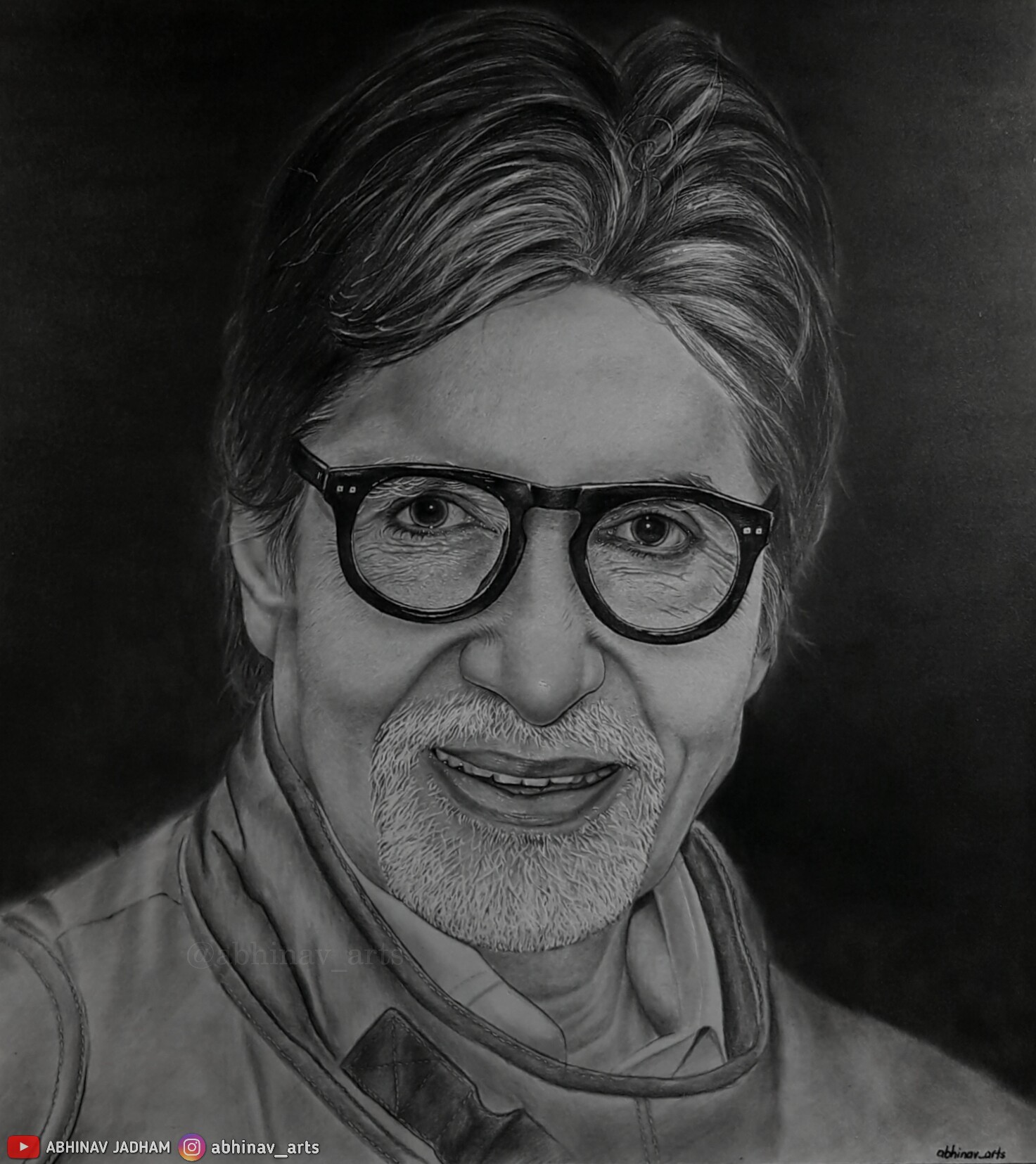 Amitabh Bachchan Best Drawing - Drawing Skill
