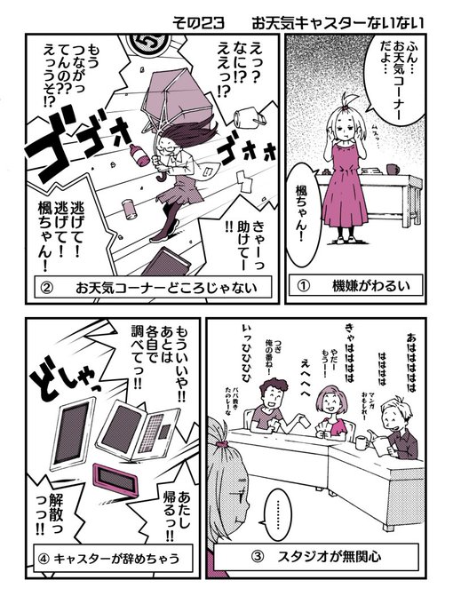 その23      「お天気キャスターないない」 