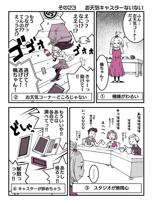 その23      「お天気キャスターないない」 