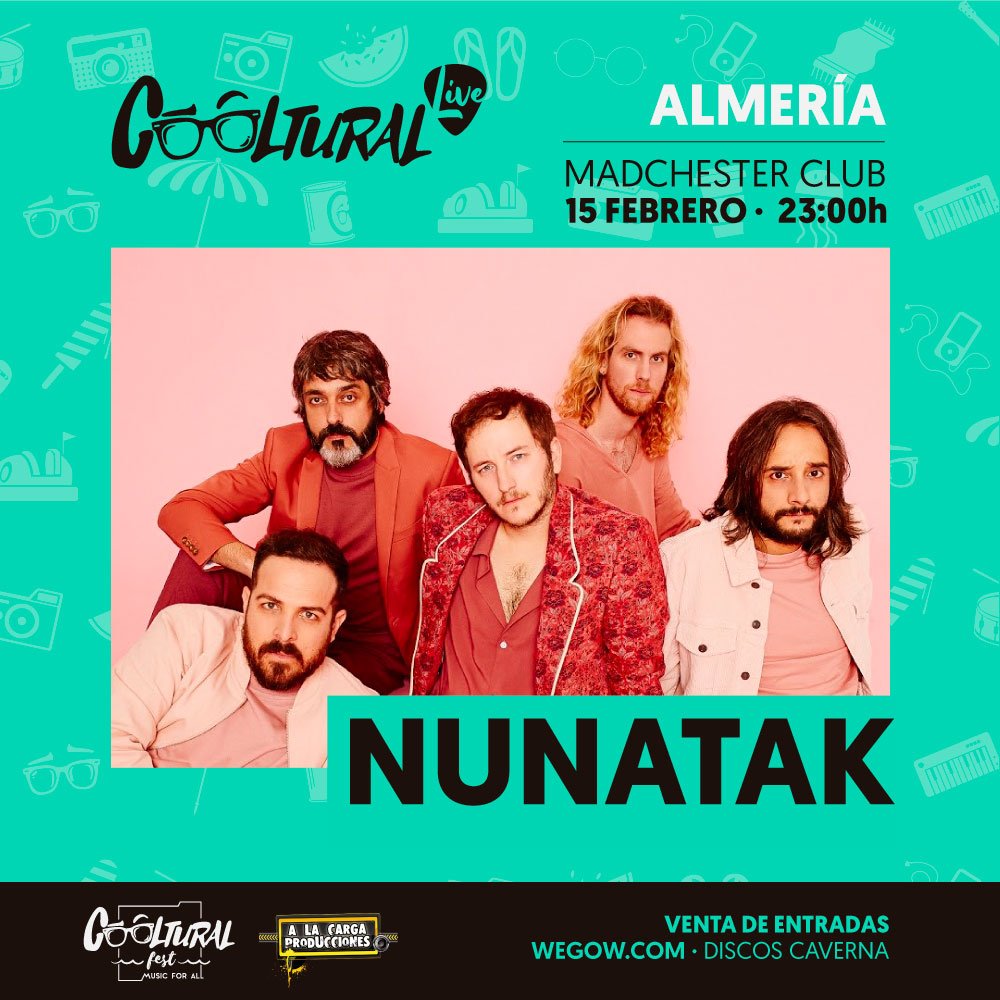 Regala flores salvajes por #SanValentin 🌺🌸🌼 ¡Te traemos el plan perfecto: concierto de <a href="/HolaNunatak/">Nunatak</a>  con #CoolturalLive ! 🎸🙌🏼

- Sábado 15 de febrero Madchester Club #Almeria
🎫Físicas: Discos Caverna Musica
📱Online: wegow.com/es-es/conciert…
