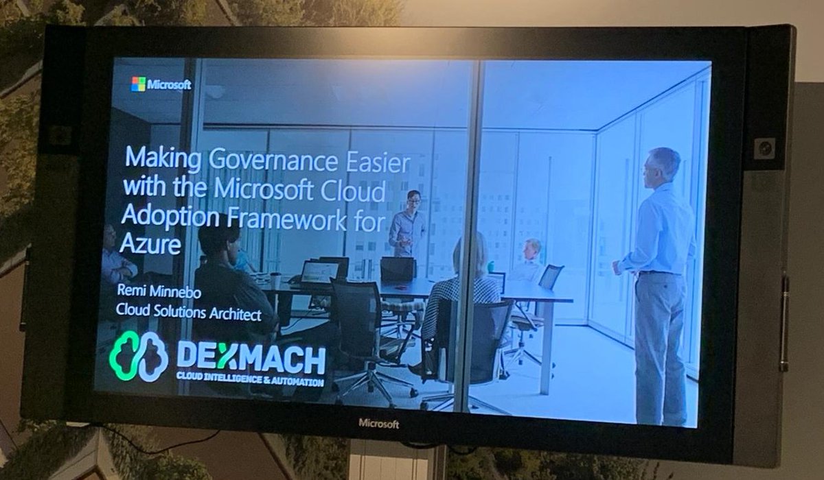 DexMach (@dex_mach) on Twitter photo Morning sessions about #Cloud #Governance and Azure #Security Center. After lunch time some cool demos of #Azure #Sentinel with <a href="/AzureRemi/">Remi Azure</a> and <a href="/ThomasDefise/">Thomas Defise</a> #ethicalhacking Morning sessions about #Cloud #Governance and Azure #Security Center. After lunch time some cool demos of #Azure #Sentinel with <a href="/AzureRemi/">Remi Azure</a> and <a href="/ThomasDefise/">Thomas Defise</a> #ethicalhacking