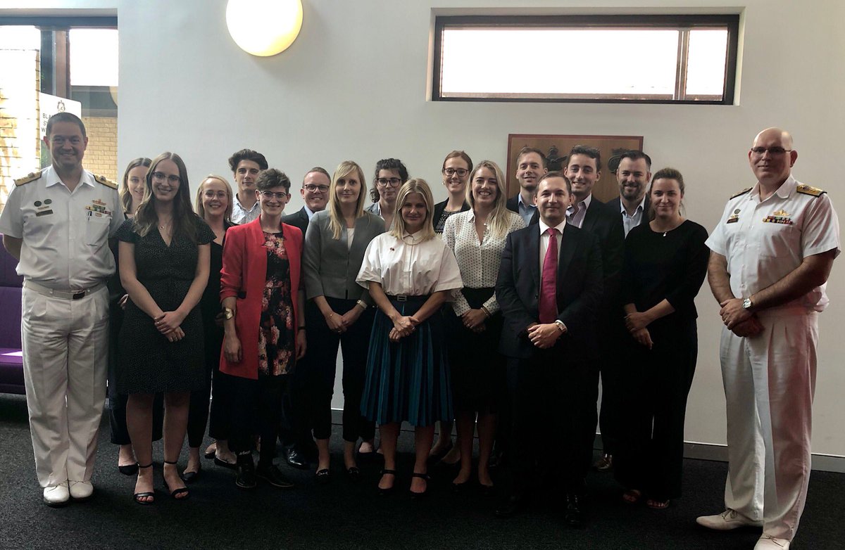 ComdtAWARC's tweet image. Delighted to welcome @PerthUSAsia #youngleaders to @ADC_Australia, @CMDT_AWARC @ComdtADFA Great to meet such an inspiring group of emerging strategists. Best wishes for your future endeavours. #ForTheFutureWeLearn