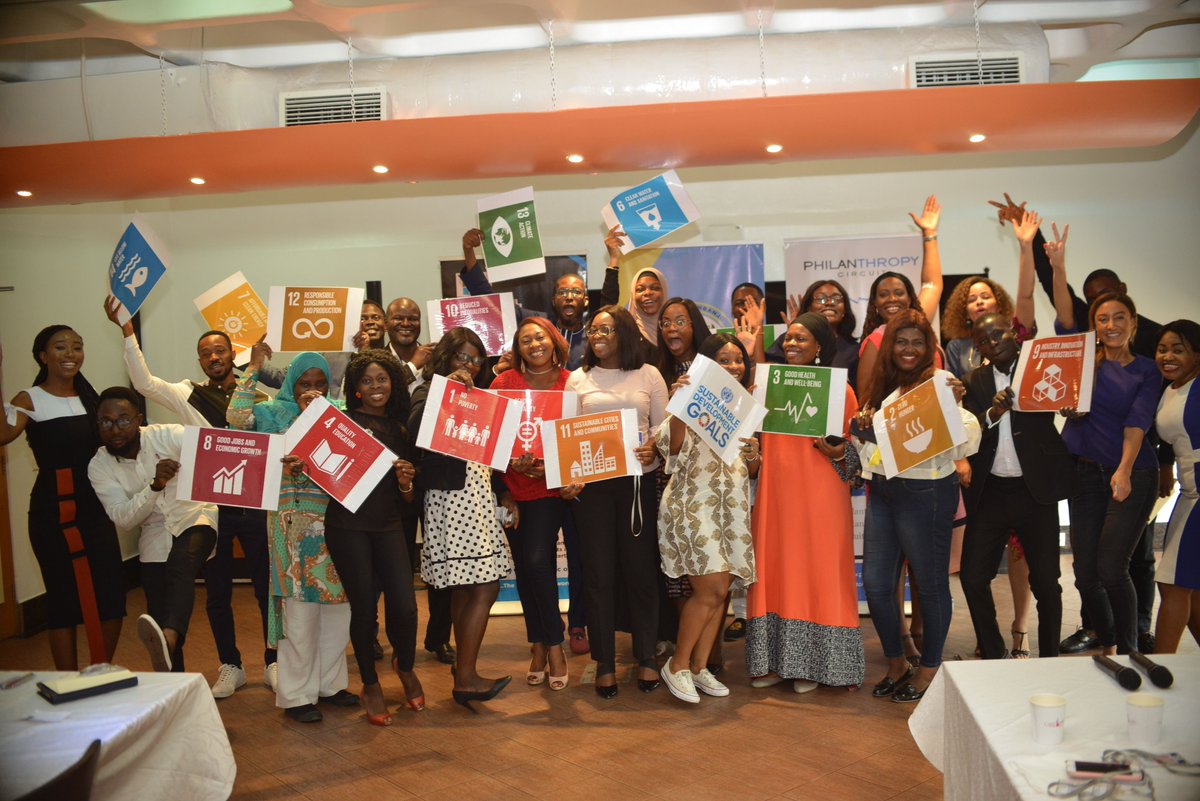 ChrisOgunbanjo's tweet photo. We are bound by a universal goal for all people to enjoy peace and prosperity by 2030.
Following the pledge to Leave No One Behind; play a role in impacting the SDGs by mentioning someone to inform them that everyone is needed to achieve this ambitious goal.
#SDGGoals #TheCOF https://t.co/rCD2rE4bpe