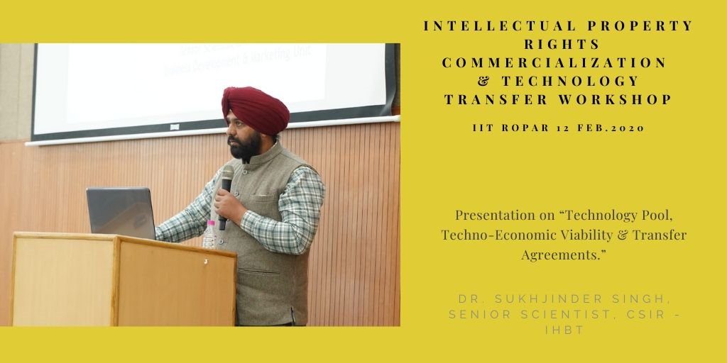 Technical Session - I of #IPCommercialization & #TechnologyTransfer @iitrpr 
@IndiaDST
@WIPO
@JKAroraEDPSCST 
@DrSuchitaMarkan
@BakshiDapinder
@NIPER_SAS_NAGAR
@CSIR_IHBT
@BiotechPvt
@ChitkaraU 
@DivyaKa39843376
@AnjuCho43090976