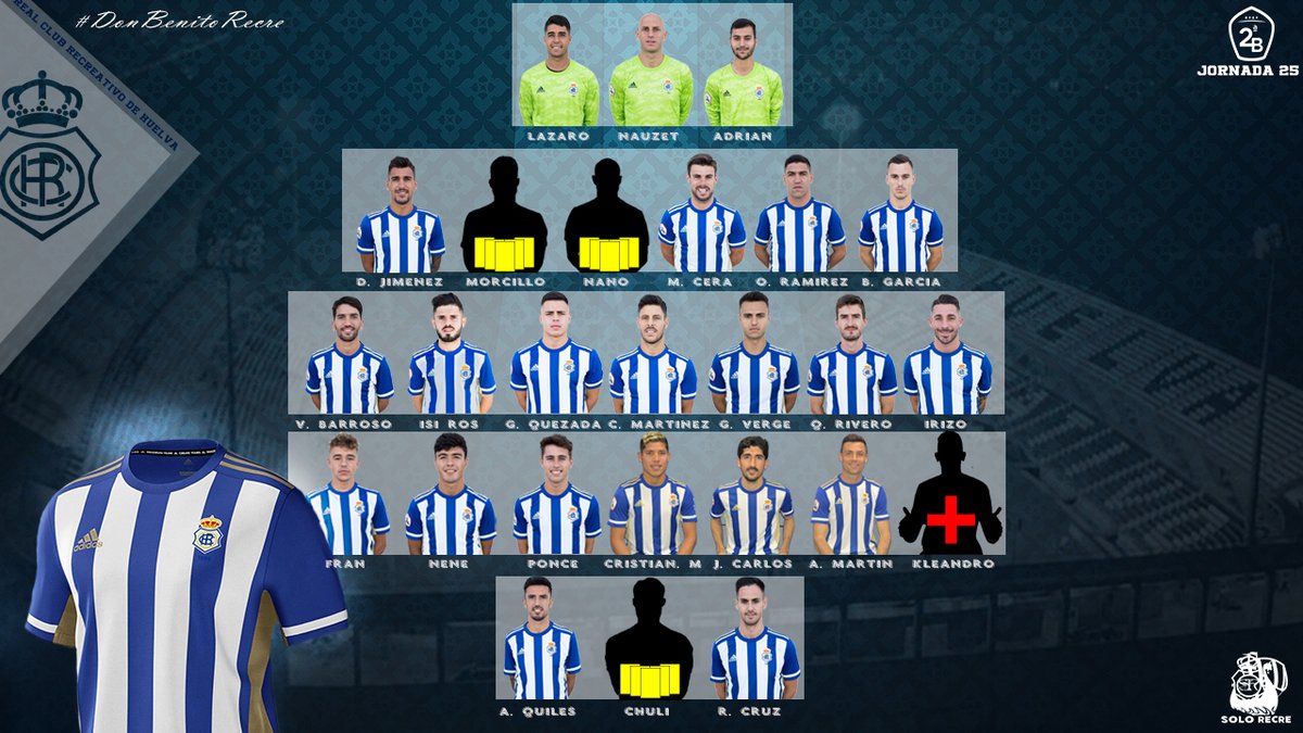 📣El nuevo Míster del <a href="/recreoficial/">RC Recreativo de Huelva</a> Claudio Barragán ya a dirigido su primer entrenamiento y se sentará el domingo en Don Benito con las bajas de <a href="/NanoGM21/">Nano González</a> , #Morcillo y @ChuliVazquezCF (Por acumulación de tarjetas) y <a href="/kleandro_lleshi/">Kleandro Lleshi</a> (por lesión). 

#SoloRecre ⚔️