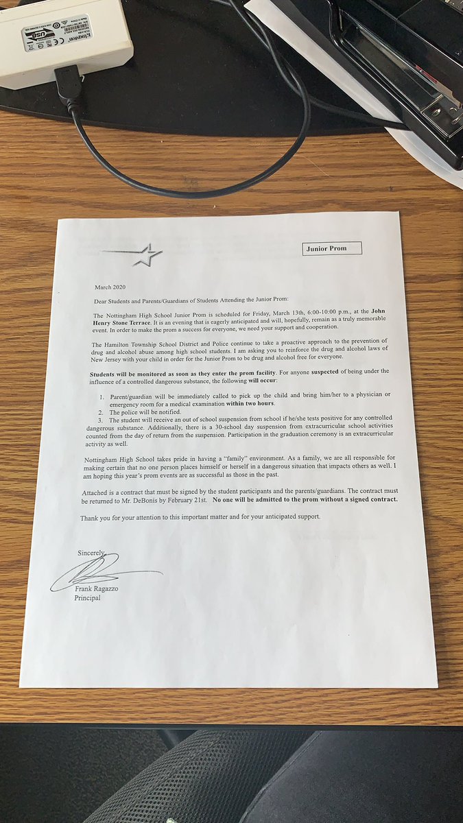 hey everyone! junior prom contracts are now available in the cafeteria. feel free to pick one up during your lunches! please note you will not be allowed to attend until all impending fees are fulfilled.