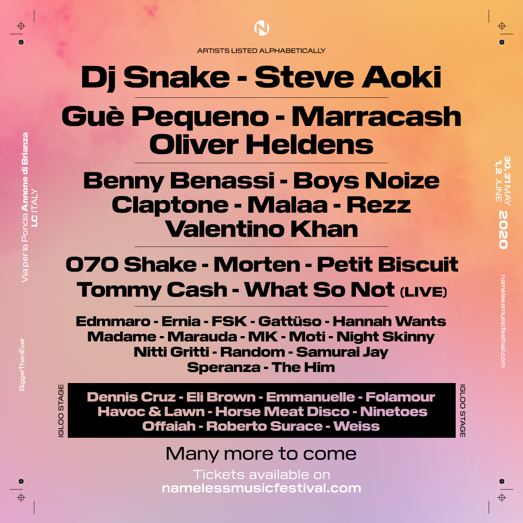 Phase 4 is pure vibe 🎵

Tickets 👇🏻
namelessmusicfestival.com

#NMF20 #Nameless2020