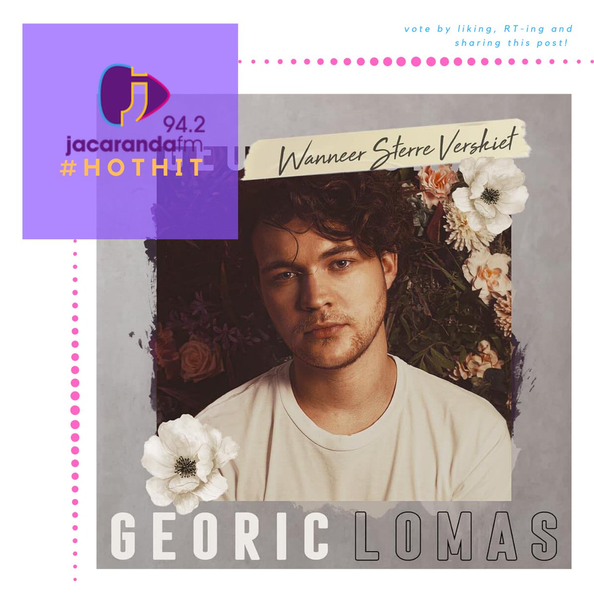 Tonight the #JacaHotHit belongs to <a href="/GeoricLomas/">georic_lomas</a>! Will #WanneerSterreVerskiet be the Hot Hit of the week? 

Let @itsDannyPainter know! Vote for it by liking and RTing!