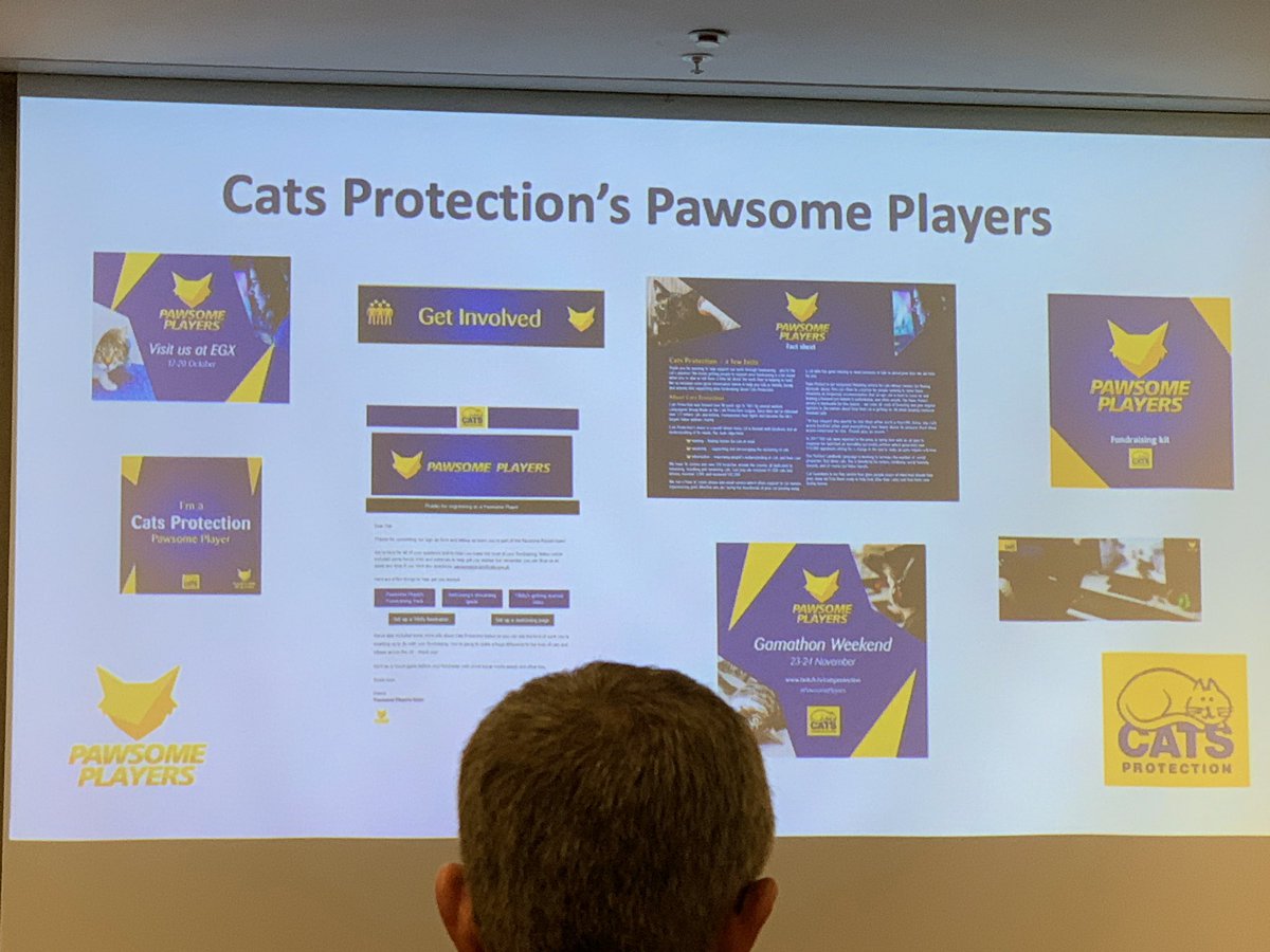 PetraIngram's tweet photo. Well done to @DonnaEForster from #CatsProtection our final speaker at #tstechsummit - I’ve learnt so much today but never expected to be inspired by gaming! https://t.co/fYfLINifCE