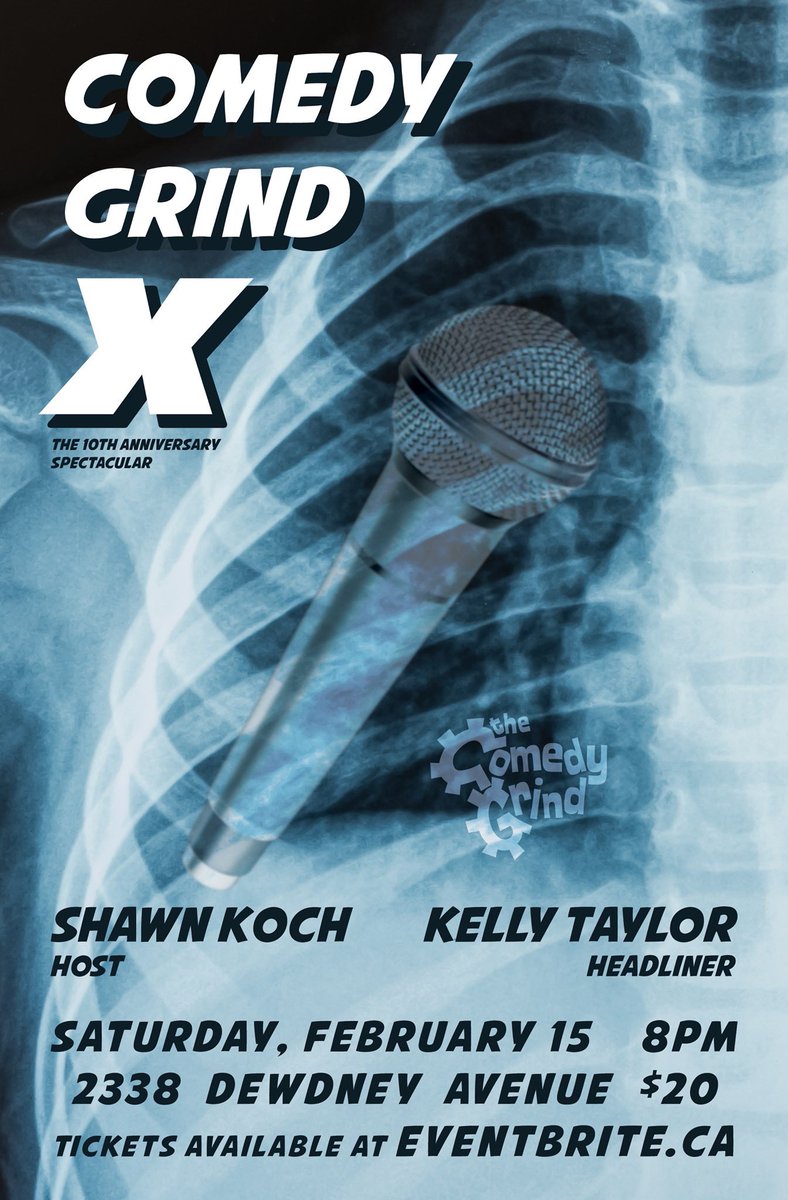 daneimrie's tweet image. Looking for something to do this Saturday? Come to @comedygrind's 10th anniversary spectacular, with @TicTaylor headlining the show. 

TICKETS: 
eventbrite.ca/e/comedy-grind…