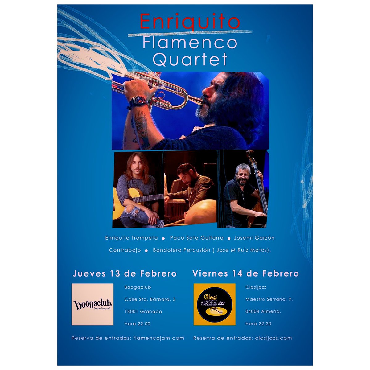 ¡Bajamos al sur! Que ganas tenemos de visitar 2 de mis ciudades favoritas...

Granada! Almeria! Vamos a por vosotras!! 
Se agradece difusión por favor...
Compartir con amigos/as que les pueda interesar, que no se enteren una vez pasado el concierto...🤦🏻