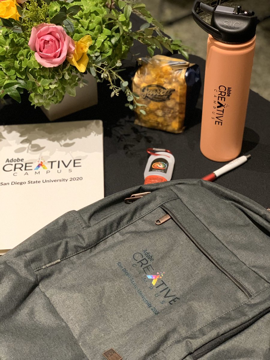 DigitalAngela's tweet image. Always the best swag! #adobecreativecampus #adobeforedu