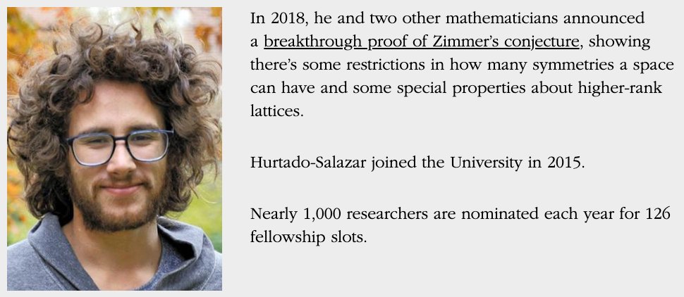 I am deeply honored and truly thankful to be named one of the Sloan Research Fellows by the <a href="/SloanFoundation/">Sloan Foundation</a> this year, along with two of my colleagues at <a href="/UChicago/">The University of Chicago</a>, Raymond Moellering and Sebastian Hurtado-Salazar, and 123 others in the US🇺🇸 and Canada🇨🇦: sloan.org/fellowships/20…