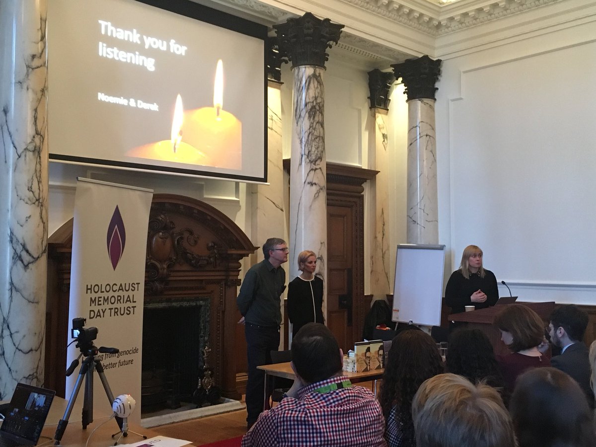 Earlier this week <a href="/DCMS/">Department for Culture, Media and Sport</a> hosted <a href="/DerekNiemann/">Derek Niemann</a> and Noemie Lopian who shared their families’ experiences of the holocaust and discussed their personal friendship in spite of their radically different histories. It was an honour to meet them both. Thanks <a href="/HMD_UK/">Holocaust Memorial Day Trust</a> for organising