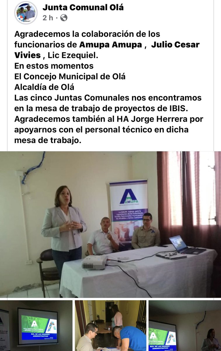 Gracias a los amigos de <a href="/AmupaOficial/">Asociación de Municipios de Panamá</a> por toda su colaboración y al <a href="/Herrera_JorgeL/">Jorge Herrera</a> por su personal. #TrabajandoPorPanama
