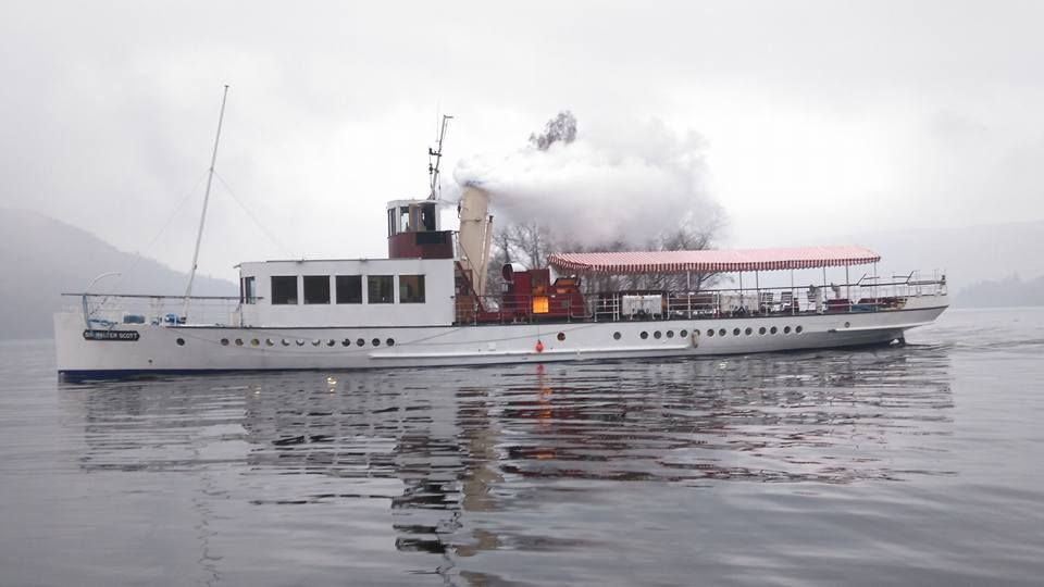 For over 100 years Sir Walter Scott ran on coal. Due to the struggle to source steam coal &amp; the world becoming more eco friendly she changed to bio fuel. Cruising with her original engine she is still very much a steamship. #stillcruising #steam #ecofriendly